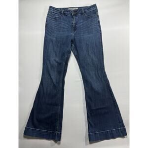 Idyllwind by M. Lambert Women's Flare Leg Blue Denim Jeans - Size 12 (31x29.5)